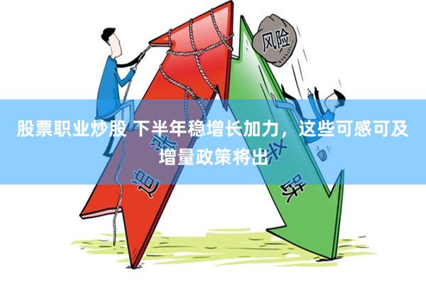 股票职业炒股 下半年稳增长加力，这些可感可及增量政策将出