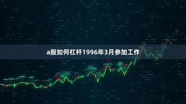 a股如何杠杆1996年3月参加工作
