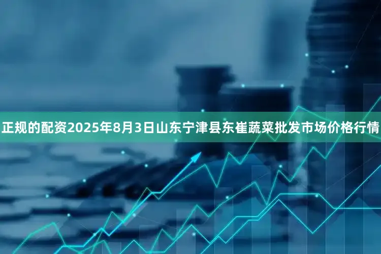 正规的配资2025年8月3日山东宁津县东崔蔬菜批发市场价格行情